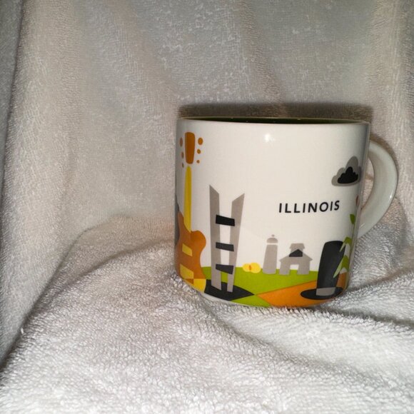 ILLINOIS Mug STARBUCKS You Are Here Collection - Picture 3 of 5